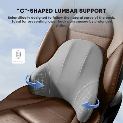 Conjunto de Almofadas Ergonómicas para Carro em Espuma Memory – Alívio Pescoço e Costas | ErgoComfort™