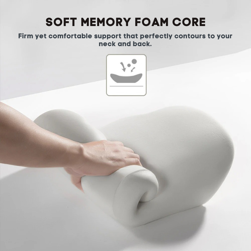Conjunto de Almofadas Ergonómicas para Carro em Espuma Memory – Alívio Pescoço e Costas | ErgoComfort™