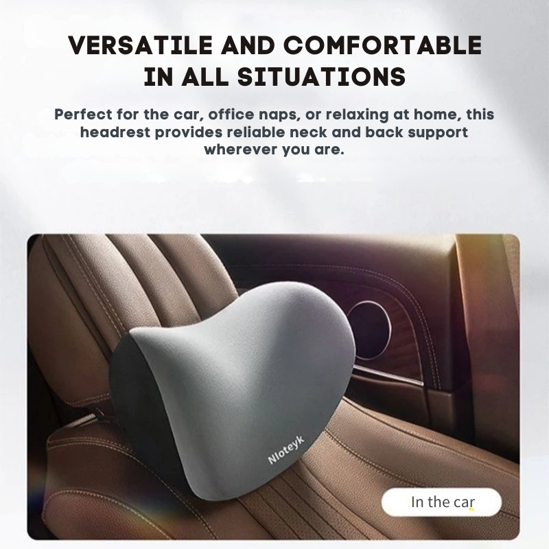 Conjunto de Almofadas Ergonómicas para Carro em Espuma Memory – Alívio Pescoço e Costas | ErgoComfort™