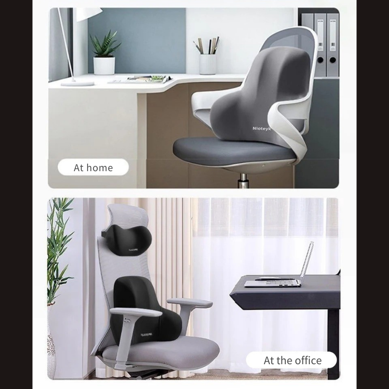 Conjunto de Almofadas Ergonómicas para Carro em Espuma Memory – Alívio Pescoço e Costas | ErgoComfort™