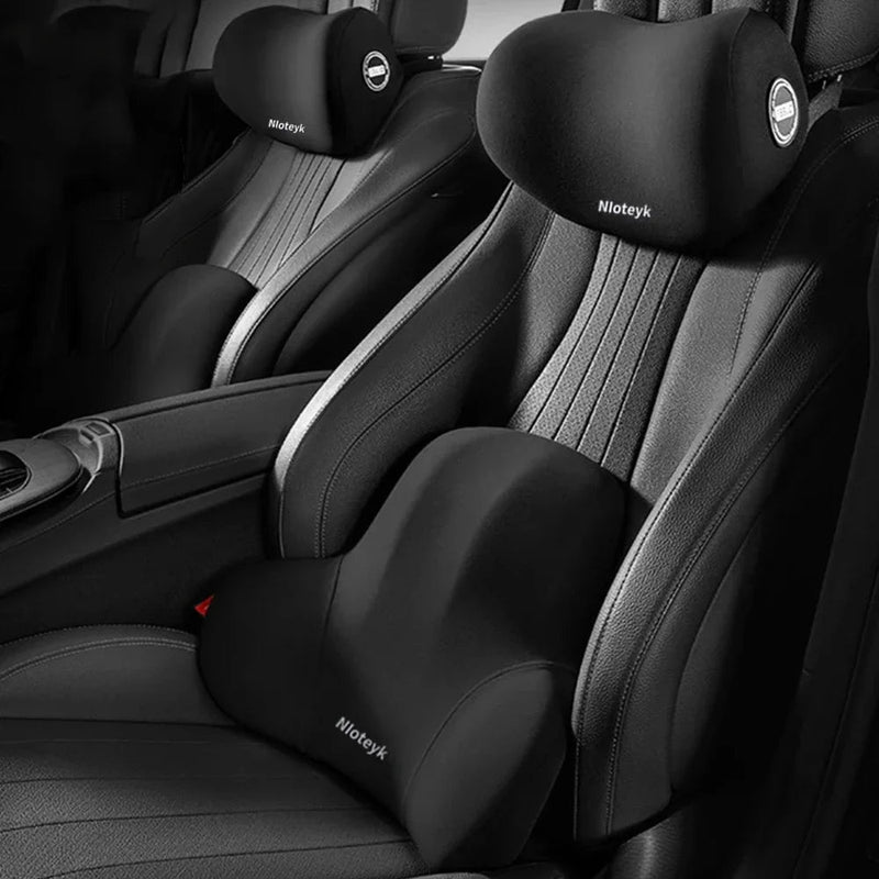 Conjunto de Almofadas Ergonómicas para Carro em Espuma Memory – Alívio Pescoço e Costas | ErgoComfort™