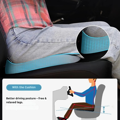 Almofada Ortopédica para Carro – Alívio do Cóccix e da Próstata | ErgoSeat™