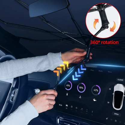 Pára-Sol Dobrável para Carro – Proteção UV e Calor | SunShield™